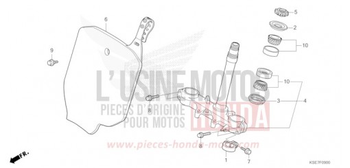 STEERING STEM CRF150RBS de 2025